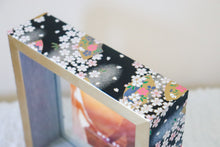 Load image into Gallery viewer, Black on Gold - Picture Frame decorated with Washi Paper