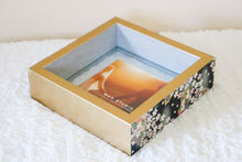 Load image into Gallery viewer, Black on Gold - Picture Frame decorated with Washi Paper
