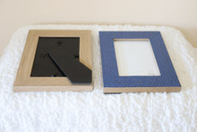 Load image into Gallery viewer, Blue Mizu - 4" x 6" Picture Frame decorated with Washi Paper