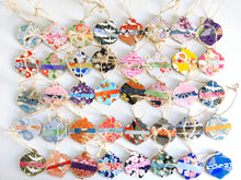 Load image into Gallery viewer, Cranes and Branches - Mini Wood Washi paperOrnament