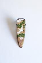 Load image into Gallery viewer, Golden Cranes - Single Alligator Hair Clip