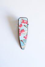 Load image into Gallery viewer, Flying Cranes and Sakura - Single Alligator Hair Clip