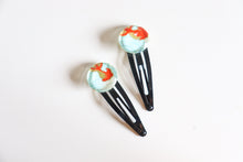 Load image into Gallery viewer, Koi Pond II - 1 matched pair of snap hair clips