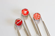 Load image into Gallery viewer, Set of Reds - Jumbo Paper Clip/Bookmark