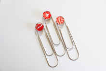 Load image into Gallery viewer, Set of Reds - Jumbo Paper Clip/Bookmark