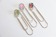 Load image into Gallery viewer, Flower Party - Jumbo Paper Clip/Bookmark
