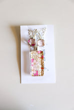 Load image into Gallery viewer, Pink Plums II - Washi Paper Necklace and Earring Set