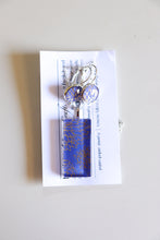 Load image into Gallery viewer, Purple Flowers II - Washi Paper Necklace and Earring Set