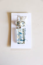 Load image into Gallery viewer, Calm Blues - Washi Paper Necklace and Earring Set