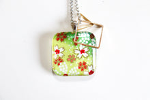 Load image into Gallery viewer, Floating Sakura - Double Sided Washi Paper Pendant Necklace