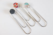 Load image into Gallery viewer, Shibori Geometries - Jumbo Paper Clip/Bookmark