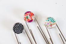 Load image into Gallery viewer, Shibori Geometries - Jumbo Paper Clip/Bookmark