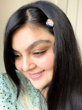 Load image into Gallery viewer, Bamboo and Sakura - set of 3 snap hair clips