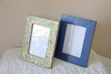 Load image into Gallery viewer, Blue Mizu - 4&quot; x 6&quot; Picture Frame decorated with Washi Paper
