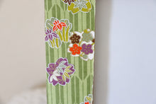 Load image into Gallery viewer, Green Sakura - 4&quot; x 6&quot; Picture Frame decorated with Washi Paper
