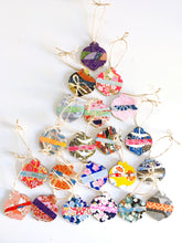 Load image into Gallery viewer, Blossom ornament - Mini Wood Washi paperOrnament
