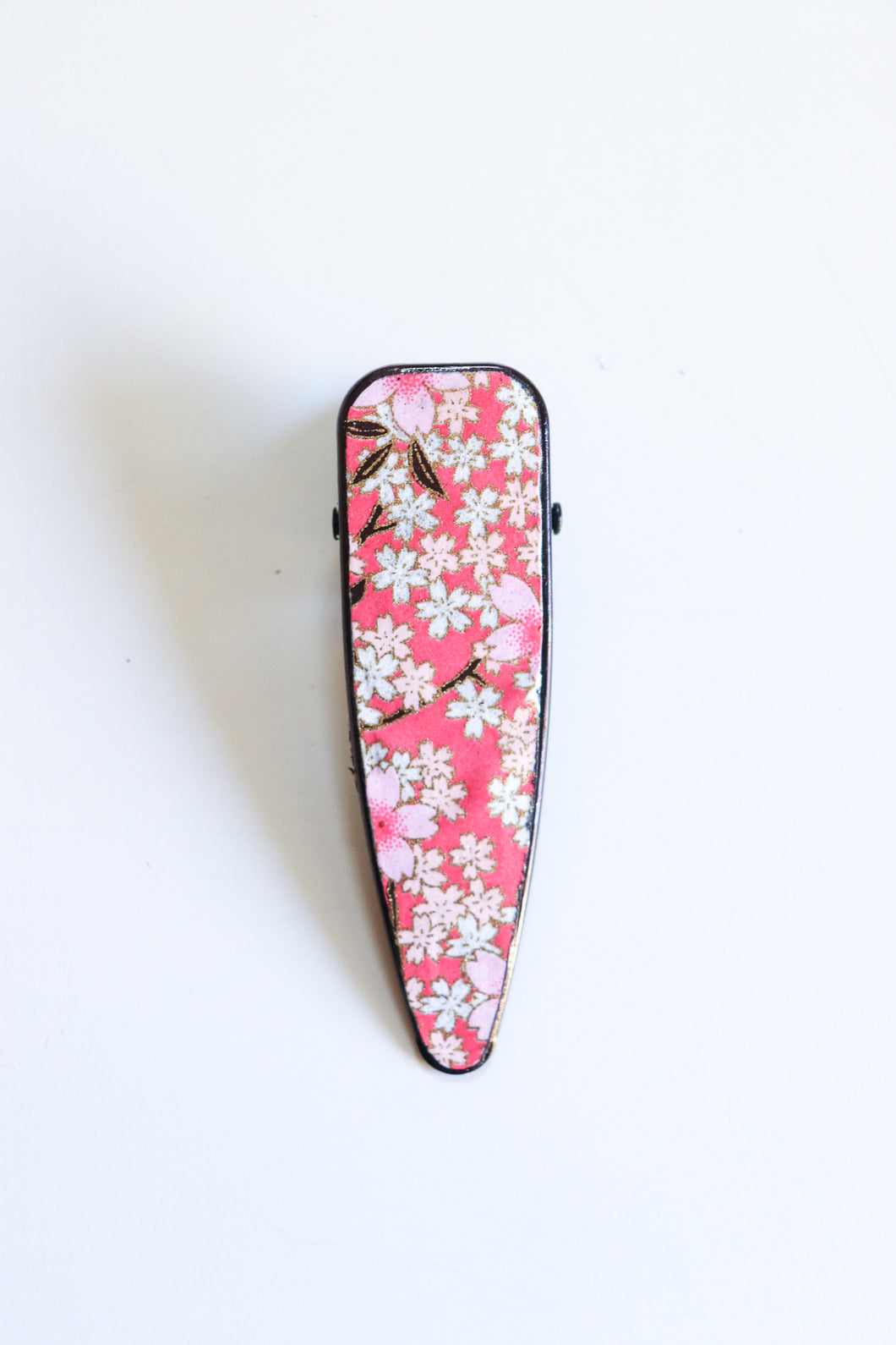 Pink on Pink Blossoms - Single Alligator Hair Clip