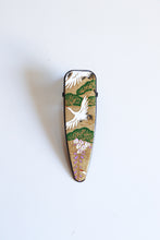 Load image into Gallery viewer, Golden Cranes - Single Alligator Hair Clip
