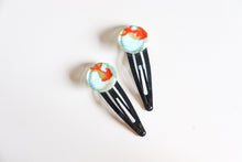 Load image into Gallery viewer, Koi Pond II - 1 matched pair of snap hair clips
