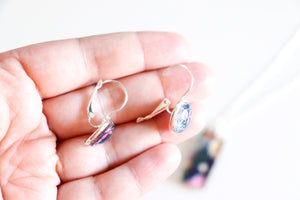Kuroi II - Washi Paper Necklace and Earring Set