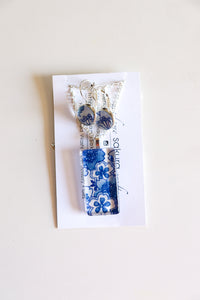 Crockery Patterns - Washi Paper Necklace and Earring Set