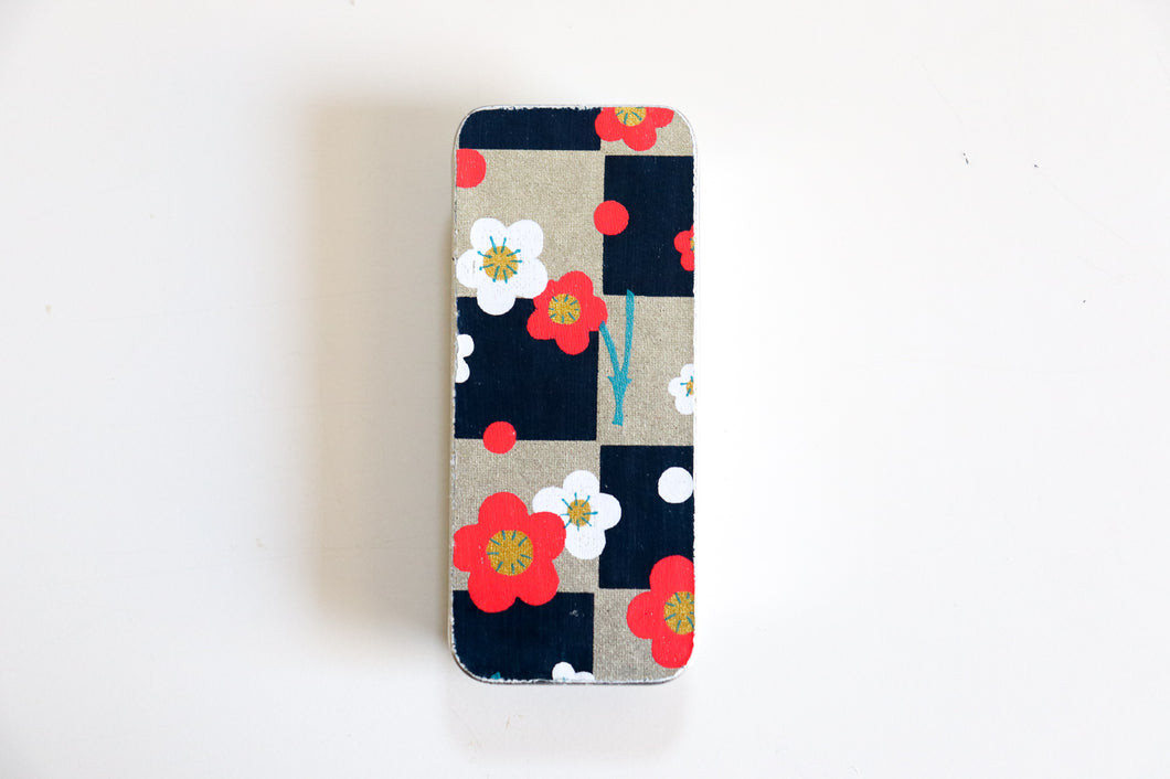 Ume Blossom Squares - Washi paper Pill Box