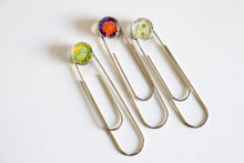Load image into Gallery viewer, Bright Pattern Trio - Jumbo Paper Clip/Bookmark
