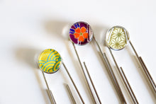 Load image into Gallery viewer, Bright Pattern Trio - Jumbo Paper Clip/Bookmark
