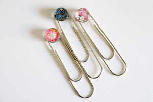 Flower Party - Jumbo Paper Clip/Bookmark