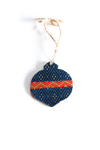 Load image into Gallery viewer, Geometric Ornament - Mini Wood Washi paperOrnament
