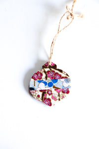 Sakura Blossom Party - Mini Wood Washi paperOrnament