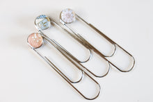 Load image into Gallery viewer, Pastel Petals - Jumbo Paper Clip/Bookmark
